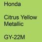 Preview: Honda, Citrus Yellow Metallic, GY-22M.